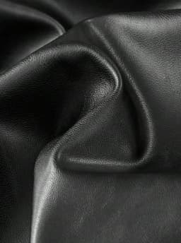 Womens casual elegant vacation solid color directional PU high-end synthetic leather European and American pants