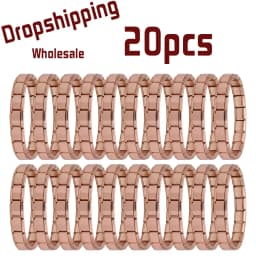 Wholesale 20pcs 9mm Italian Charm Bracelet Base Stainless Steel Shiny Plain Blank Composable Modular Starter Links Bulk Lot Pac