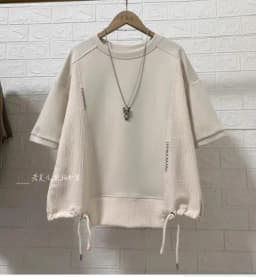 White Hoodie Women Long Sleeve Drawstring Casual Sweatshirts