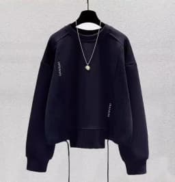 White Hoodie Women Long Sleeve Drawstring Casual Sweatshirts