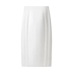 Tsiisd Commuting White Straight Leg Maxi Skirt Women Fashion High Waist Slim Casual Patchwork Party Outfit Female Maxi Skirt New