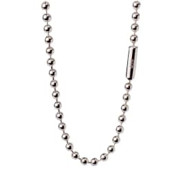 JustNeo 925 Sterling Silver Ball Chain Necklace 15-28 Inch Basic Pendant Compatible Chain Jewelry Accessory