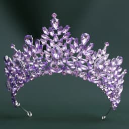 KMVEXO Luxury Baroque Crystal Beads Wedding Crowns Queen Princess Large Bridal Opal Tiaras Crown For Wedding Hair Accessories