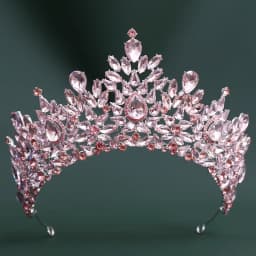 KMVEXO Luxury Baroque Crystal Beads Wedding Crowns Queen Princess Large Bridal Opal Tiaras Crown For Wedding Hair Accessories
