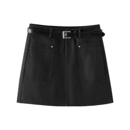 Semir Women Skirt High Waist Belt Mini Slim Fit Leg Lengthening Cool Vintage Versatile A Line 2026 Summer Top