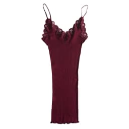 SuyaDream Women Lace Camis 70% Real Silk 30% Cotton Lace Camisoles Spandex Knits Soft Basic Shirt 2022 New Vest Solid Colors