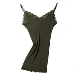 SuyaDream Women Lace Camis 70% Real Silk 30% Cotton Lace Camisoles Spandex Knits Soft Basic Shirt 2022 New Vest Solid Colors