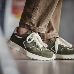 Maden Men's Casual Sports Jogging Sneakers Versatile Comfortable Breathable Shoes Rubber Sole Color-Blocked Shoes for Spring