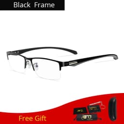 Photochromic Sunglasses Chameleon Lens Myopia Blue Light Blocking Men's Computer Glasses Game for Sight -0.50 -0.75 -175 -2.5-6