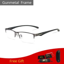 Photochromic Sunglasses Chameleon Lens Myopia Blue Light Blocking Men's Computer Glasses Game for Sight -0.50 -0.75 -175 -2.5-6
