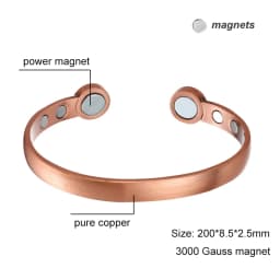 Men Magnetic Copper Bracelet Healing Bio Therapy Arthritis Pain Relief Bangle Cuff Jewelry Bracelets For Women Drop Shipping