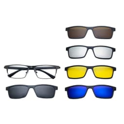 VCKA Square Myopia Glasses Sunglasses 2024 Magnet Clip Men Business Women Alloy Full Frame Custom Optics Eyewear -0.5 to -10