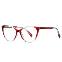 VICKY New Cat Eye Reading Prescription Eyeglasses Women Colorful Myopia Eyewear Hyperopia Anti Blue Ray Optical Glasses PFD2136