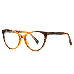 VICKY New Cat Eye Reading Prescription Eyeglasses Women Colorful Myopia Eyewear Hyperopia Anti Blue Ray Optical Glasses PFD2136