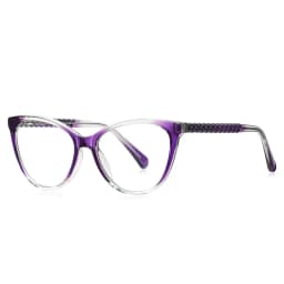 VICKY New Cat Eye Reading Prescription Eyeglasses Women Colorful Myopia Eyewear Hyperopia Anti Blue Ray Optical Glasses PFD2136
