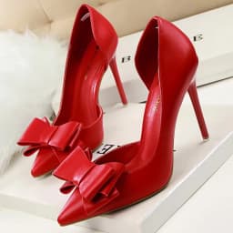 BIGTREE Shoes Women Pumps Fashion High Heels Shoes Black Pink Yellow Shoes Women Bridal Wedding Shoes Ladies Stiletto Party Shoe