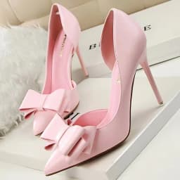 BIGTREE Shoes Women Pumps Fashion High Heels Shoes Black Pink Yellow Shoes Women Bridal Wedding Shoes Ladies Stiletto Party Shoe