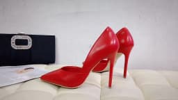 BIGTREE Shoes Women Pumps Fashion High Heels Shoes Black Pink Yellow Shoes Women Bridal Wedding Shoes Ladies Stiletto Party Shoe