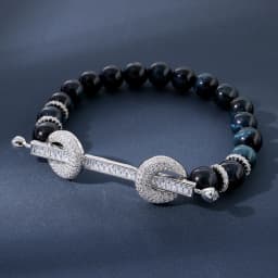 Hand Made Bracelet for Women Natural Stone Beads Bracelets for Women and Girls Gift Cubic Zirconia Jewelry Accessories for Party