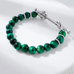 Hand Made Bracelet for Women Natural Stone Beads Bracelets for Women and Girls Gift Cubic Zirconia Jewelry Accessories for Party