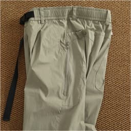 Summer thin outdoor casual pants men's loose micro cone 3D vertical cut micro elastic cargo pants
