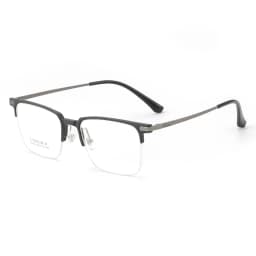 3 In 1 Men Fashion Pure Titanium Glasses Frame With Polarized Clip On Sunglasses And Night Vision Women Eyewear