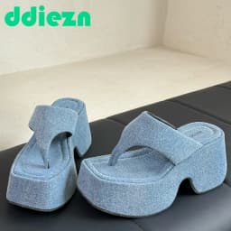 Pumps Flip Flops Slippers Shoes For Ladies New Female Footwear Platform Wedges Women Slippers Fashion Slides Heels  Shoes