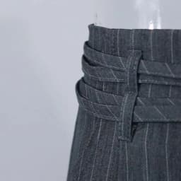 Clacive Fashion Loose Gray Stripe Women's Pants 2025 Elegant High Waist Wide Trousers Vintage Classic Full Length Pants Female