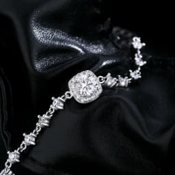 MODIAN 0.8CT D Color Moissanite Luxury Bracelet 925 Sterling Silver Halo Bracelet For Women Bridal Wedding Statement Jewelry