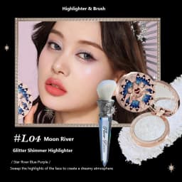 The Flower Knows Little Angel Collection Relief Highlight Face Powder Iluminador Makeup Contour Highlighter Palette 8g/0.3Fl.oz
