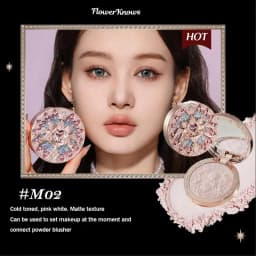 The Flower Knows Little Angel Collection Relief Highlight Face Powder Iluminador Makeup Contour Highlighter Palette 8g/0.3Fl.oz