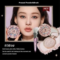 The Flower Knows Little Angel Collection Relief Highlight Face Powder Iluminador Makeup Contour Highlighter Palette 8g/0.3Fl.oz