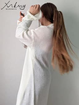 MiuKoMiYa Oversized Thin Long Cardigans Women Summer Long Sleeve Knitted Outerwear Hollow Thin Cardigans For Women Summer 2025