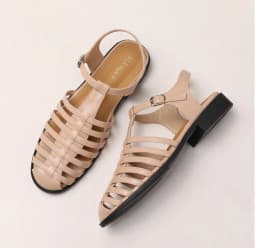 ZAROY Summer Cross Strap Flat Sandals Women Round Toe Ankle Buckle Hollow Casual Roman Sandalia Zapatos De Mujer сандали