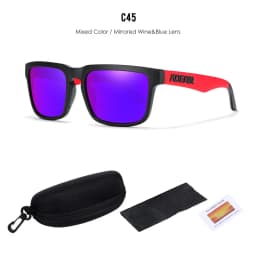 2026 Kdeam Original Brand Design Polarized Sunglasses For Women Men Fluorescent Yellow Frame Trendy Outdoor Eyewear For Couple