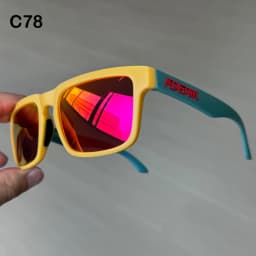 2026 Kdeam Original Brand Design Polarized Sunglasses For Women Men Fluorescent Yellow Frame Trendy Outdoor Eyewear For Couple