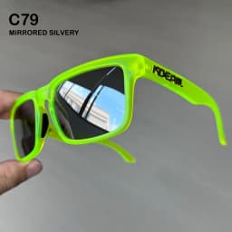 2026 Kdeam Original Brand Design Polarized Sunglasses For Women Men Fluorescent Yellow Frame Trendy Outdoor Eyewear For Couple