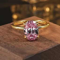 Afghan Dreamy Pink Tourmaline 925 Silver Ring Pigeon Egg Minimalist Ins Style Light Luxury Daily Fairy