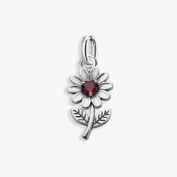 Adjustable 925 Sterling Silver Vintage Pendants Love Letter Daisy Scroll Charms Beads Fit Original Bracelet Necklace DIY Jewelry