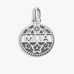 Adjustable 925 Sterling Silver Vintage Pendants Love Letter Daisy Scroll Charms Beads Fit Original Bracelet Necklace DIY Jewelry