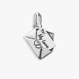 Adjustable 925 Sterling Silver Vintage Pendants Love Letter Daisy Scroll Charms Beads Fit Original Bracelet Necklace DIY Jewelry