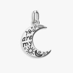 Adjustable 925 Sterling Silver Vintage Pendants Love Letter Daisy Scroll Charms Beads Fit Original Bracelet Necklace DIY Jewelry