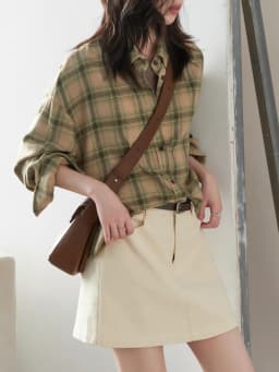 CHIC VEN Women Skirts Casual A Line New Retro High Waisted Corduroy Half Skirt Pit Stripe Office Ladies Skirt Spring Autumn 2025