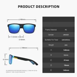 42PCS Fashion Vintage Square Sunglasses Men Women Fishing Driving Man Luxury Brand Designer Sun Glasses Retro Eyewear
