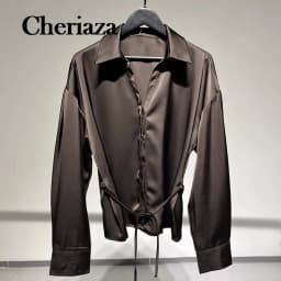 Casual Chic Satin V Neck Shirts Women Long Sleeve Loose Blouses Fashion 2026 Spring Elegant Blousas