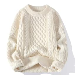 Trendy Knitted Sweater For Men Casual Round Neck Pullover Male Knitted Soft Fall Winter Fashion Long Sleeve Mens Kntwear Outwear