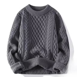 Trendy Knitted Sweater For Men Casual Round Neck Pullover Male Knitted Soft Fall Winter Fashion Long Sleeve Mens Kntwear Outwear