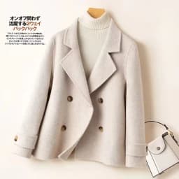 High-Quality Double-Sided Woolen Coat For Women 2026 New Short Temperament Doll Neck Mother's Outfit Woolen Coat Female Red Came