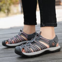 Summer Genuine Leather Women's Sandals Comfortable Sandals 2025 New Designer Sneakers Lightweight Outdoor Women Beach Sandals