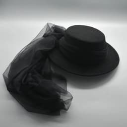 New French 100% Wool Top Hat Veil Vintage Dinner Party Elegant White Fedora Travel Light Wedding Head Dress Accessories